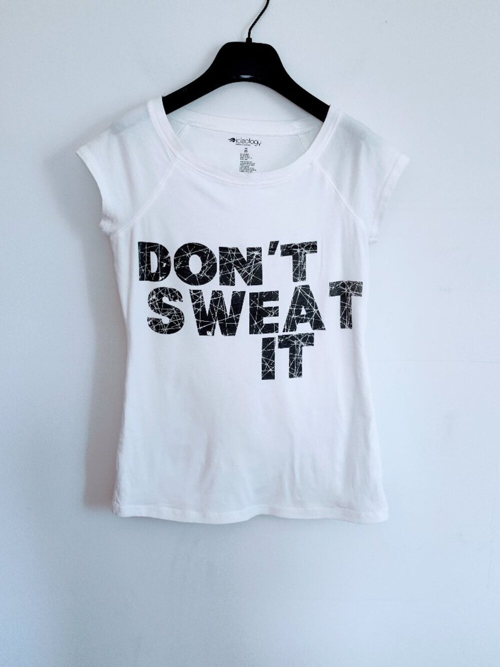 Ideology White Graphic Workout T-Shirt
